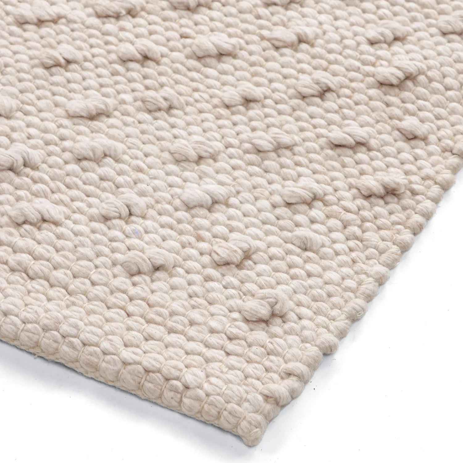 Innendørs/Utendørs tepper - Todi Wool Look (krem)