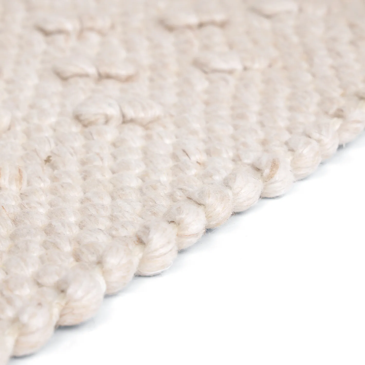 Innendørs/Utendørs tepper - Todi Wool Look (krem)