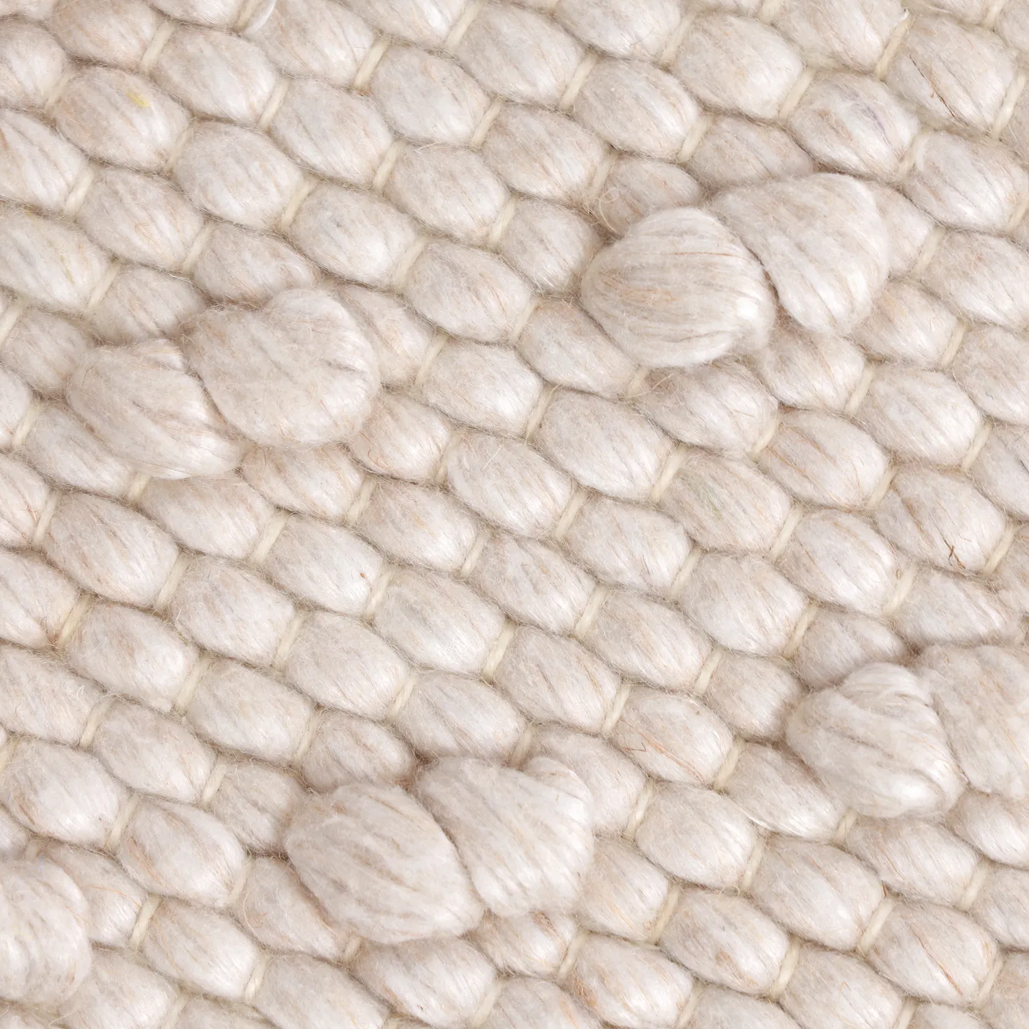 Innendørs/Utendørs tepper - Todi Wool Look (krem)