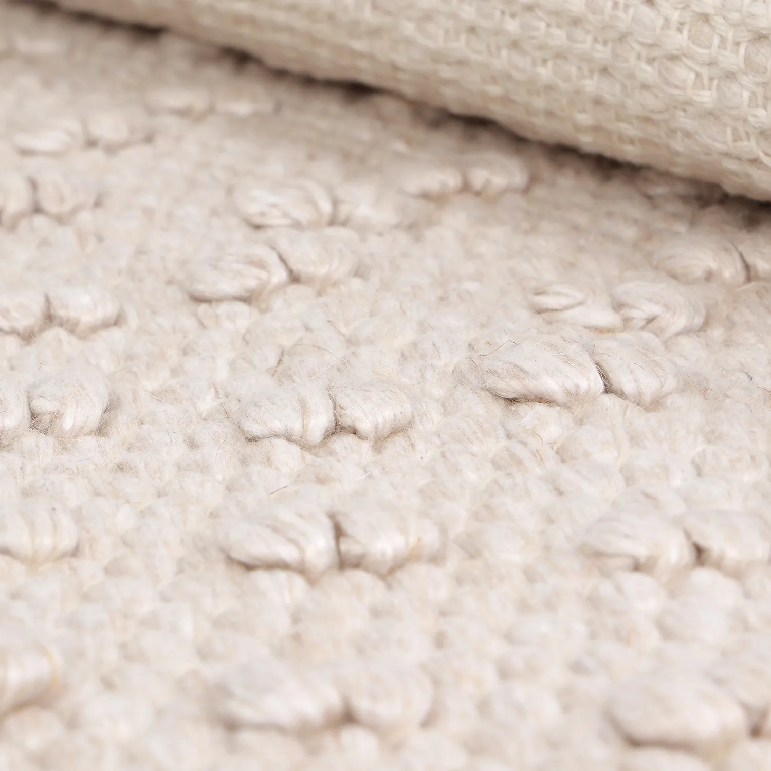 Innendørs/Utendørs tepper - Todi Wool Look (krem)