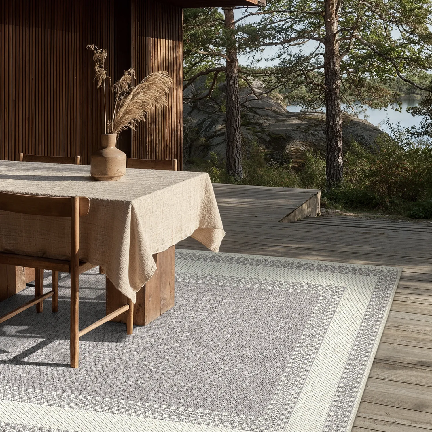 Innendørs/Utendørs tepper - Sousse (taupe)