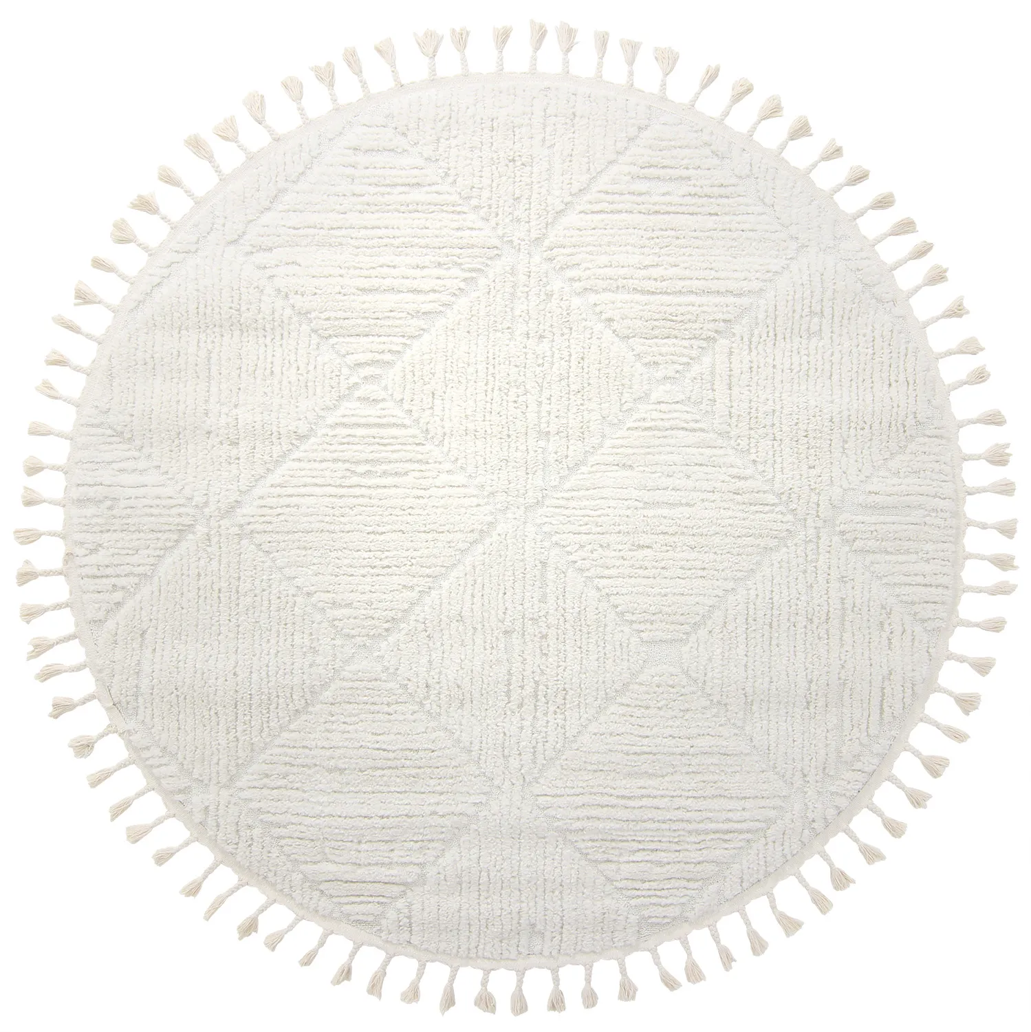 Runde tepper - Dallas (offwhite)
