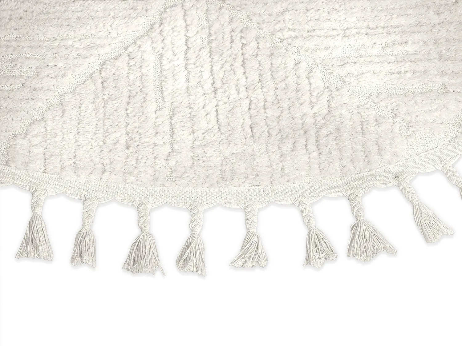 Runde tepper - Dallas (offwhite)