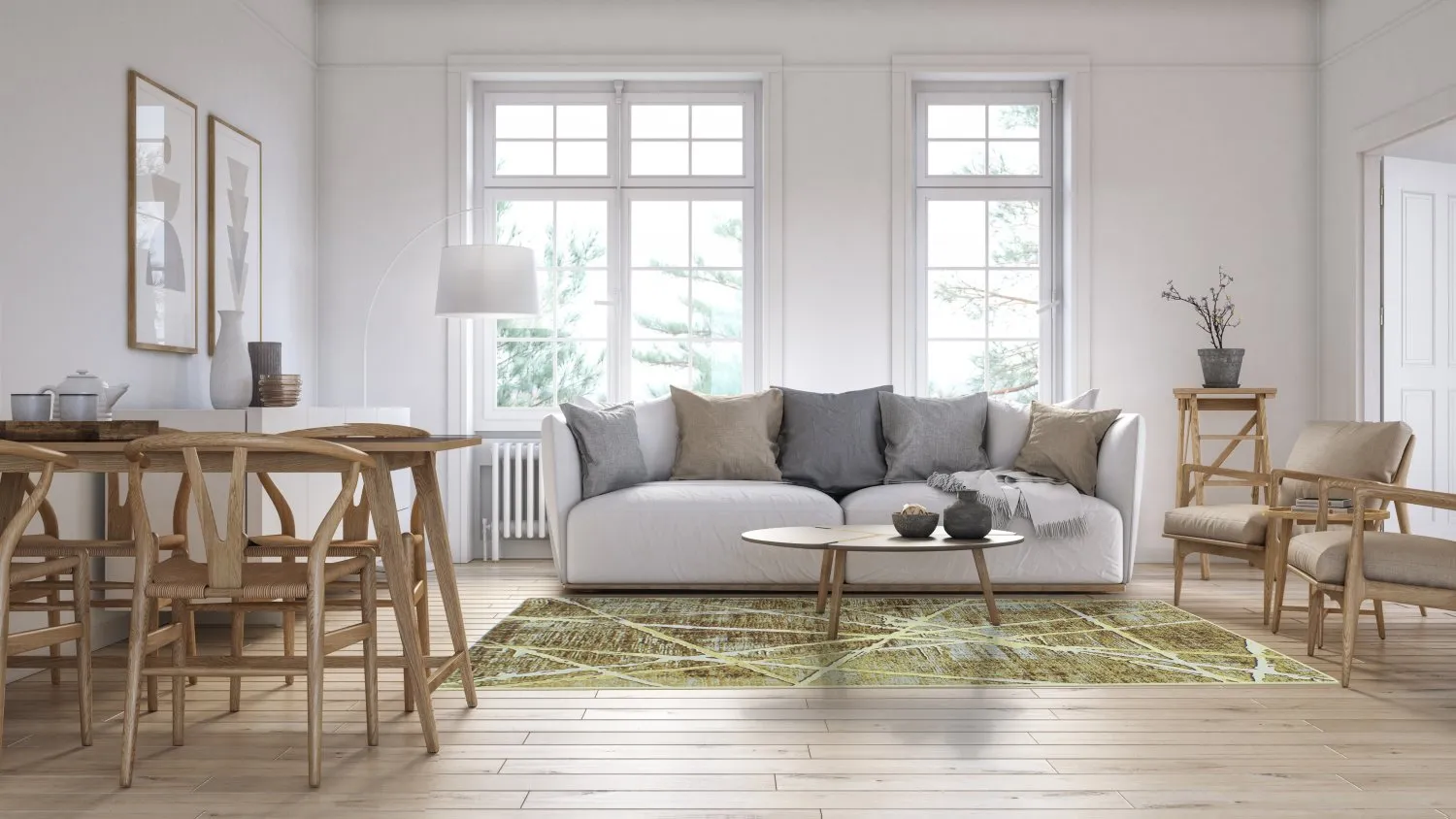 Wilton-teppe - Lagos (beige)