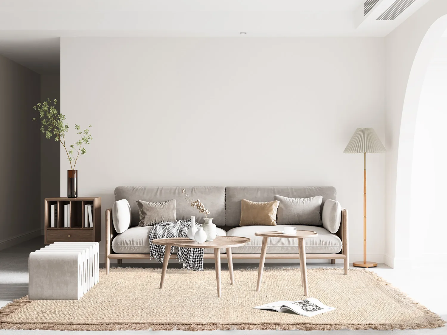 Ullteppe - Pike (beige)