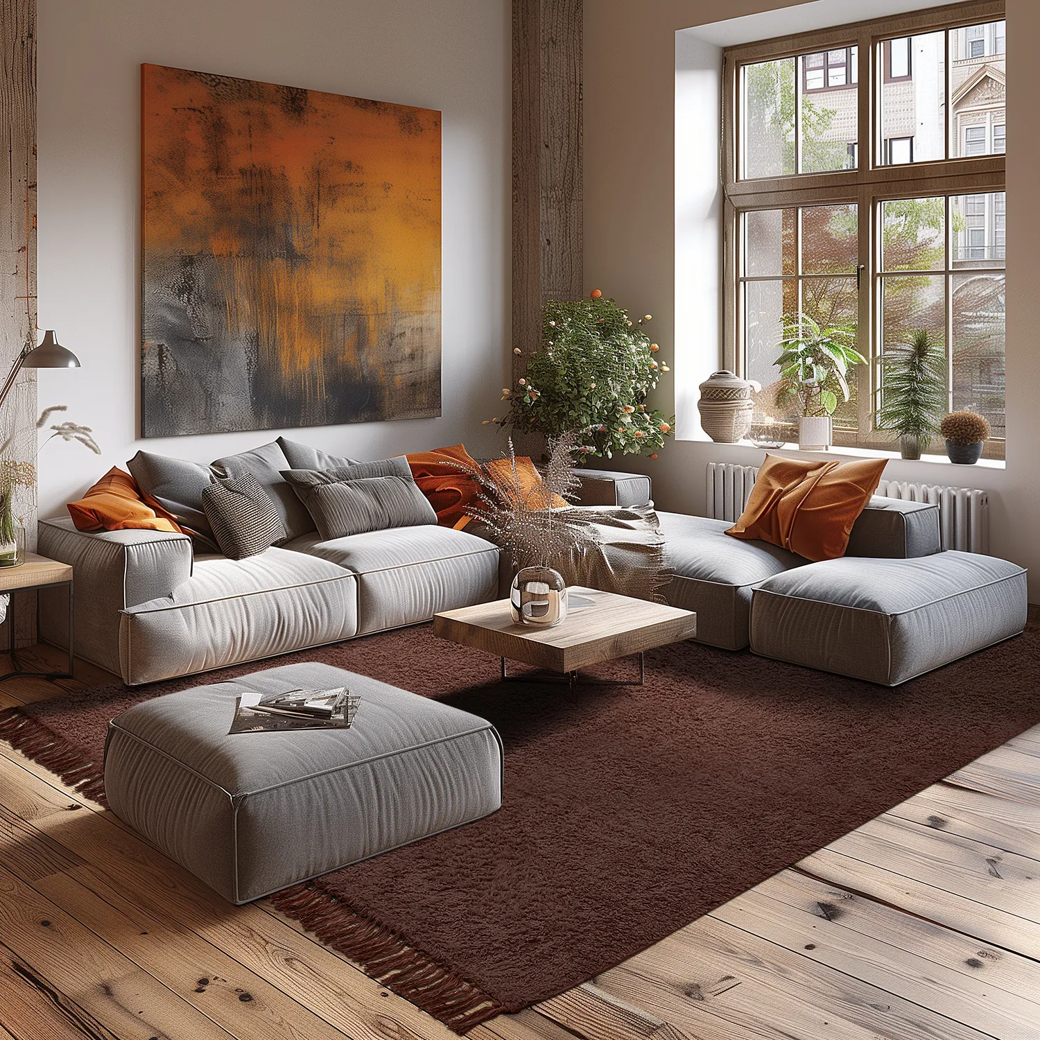 Ryetepper - Alba Natural Cotton Shaggy (brun)
