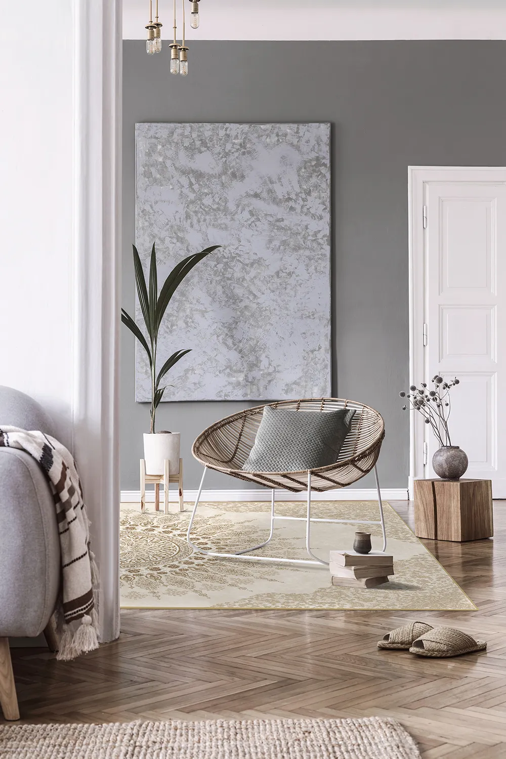 Wilton-teppe - Sandrigo (beige)