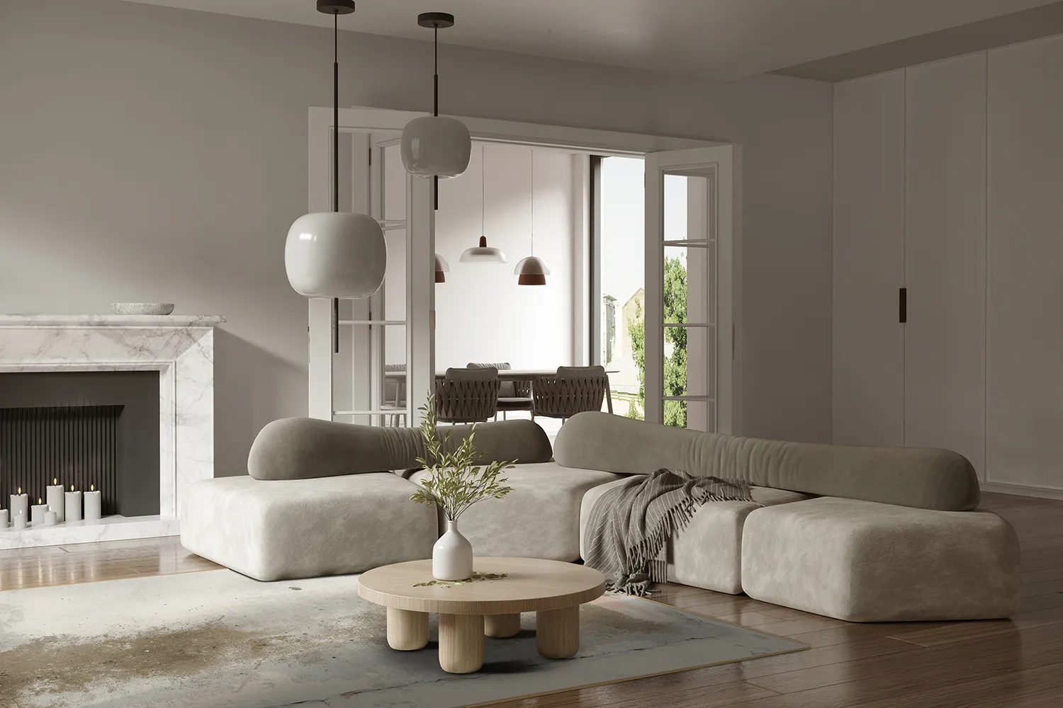 Wilton-teppe - Aurelia (beige)