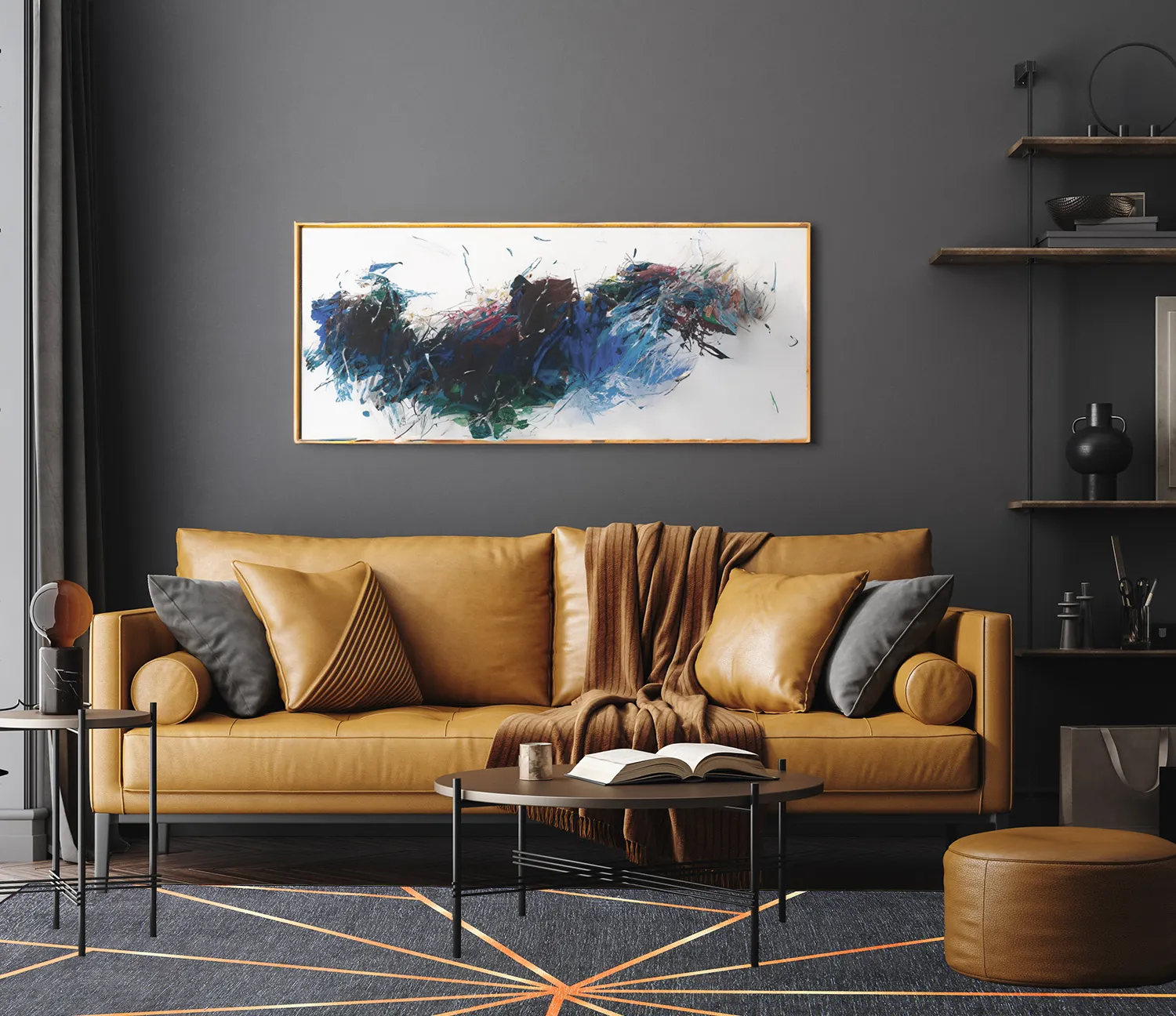 Wilton-teppe - Bellizzi (antrasitt)