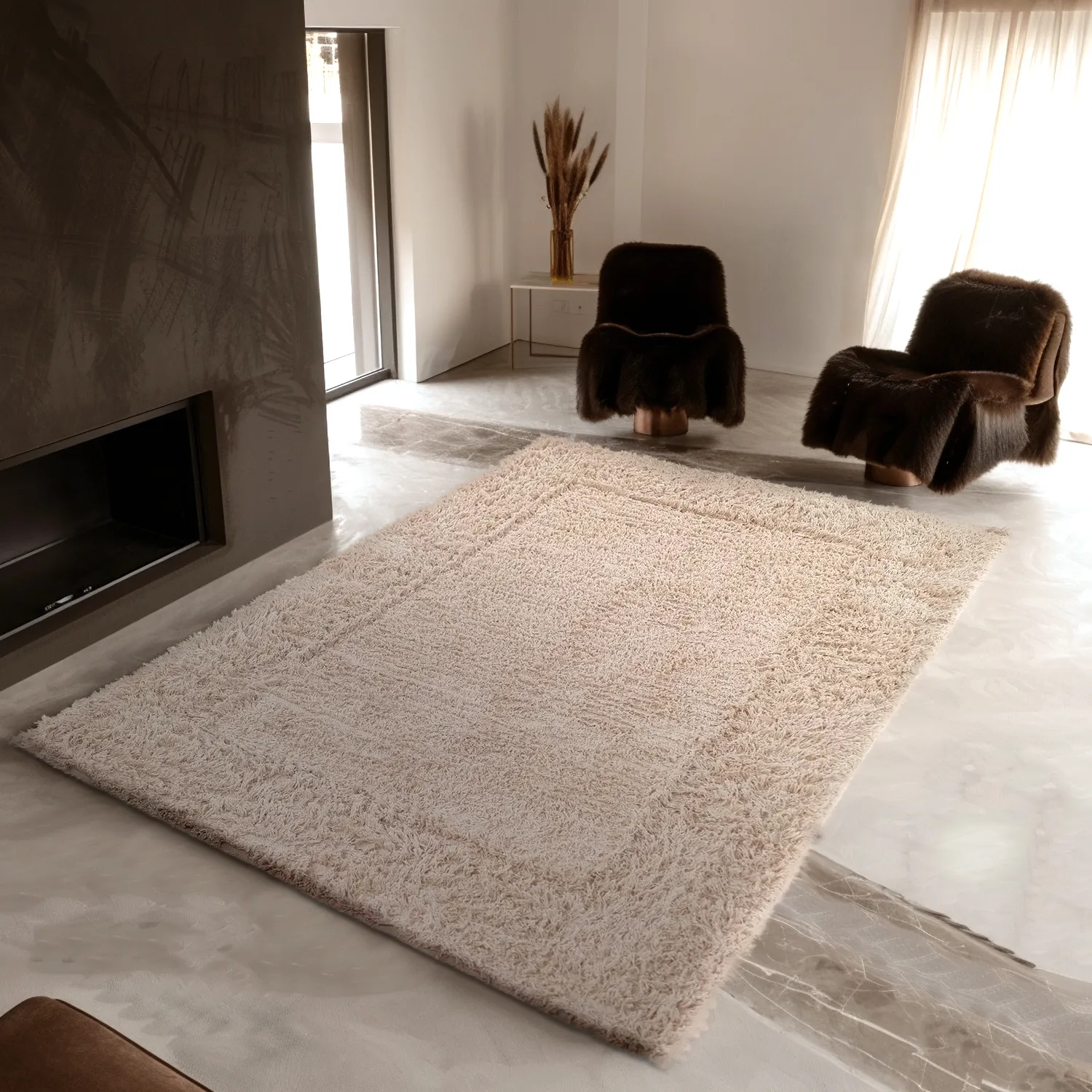 Ryetepper - Aline Natural Cotton Shaggy (beige)