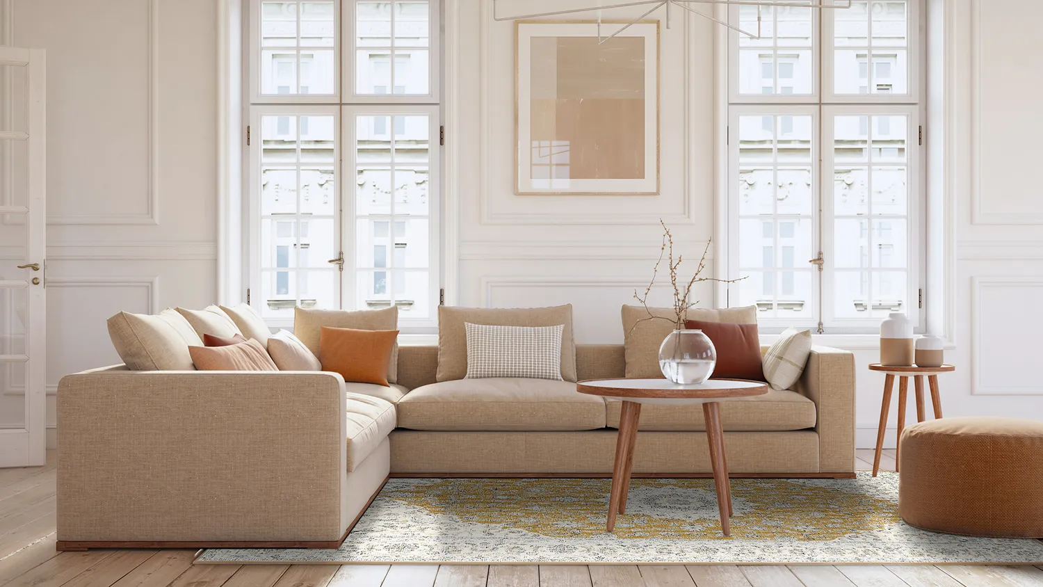 Wilton-teppe - Arabella (ochre)