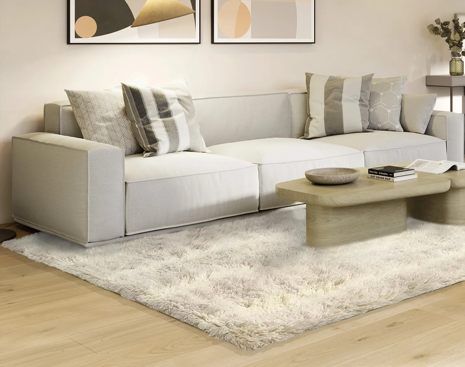 Ullteppe - Ives (beige)
