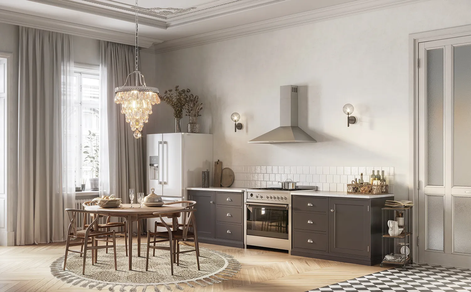 Runde tepper - Indoor/Outdoor Dakota (beige)