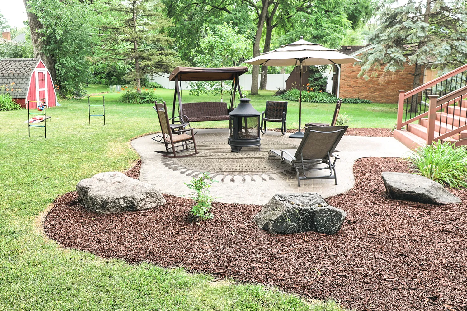 Runde tepper - Indoor/Outdoor Athena (beige)