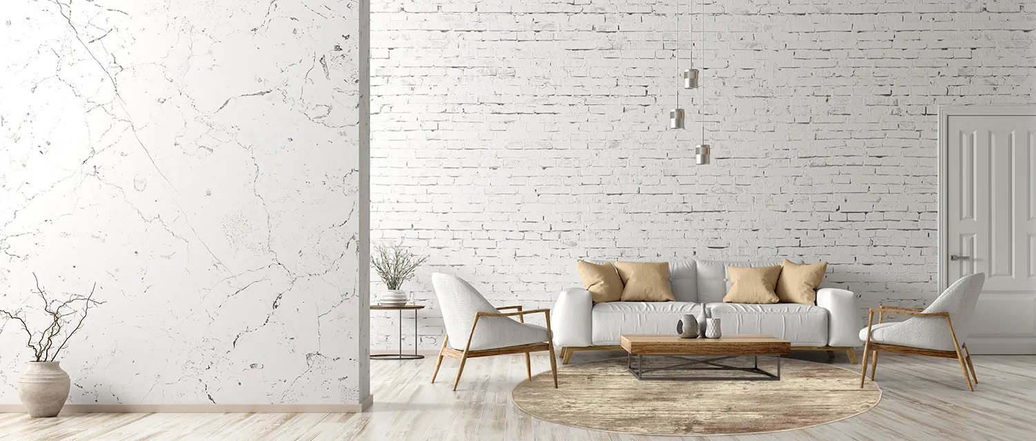 Rundt teppe - Kebira (beige)
