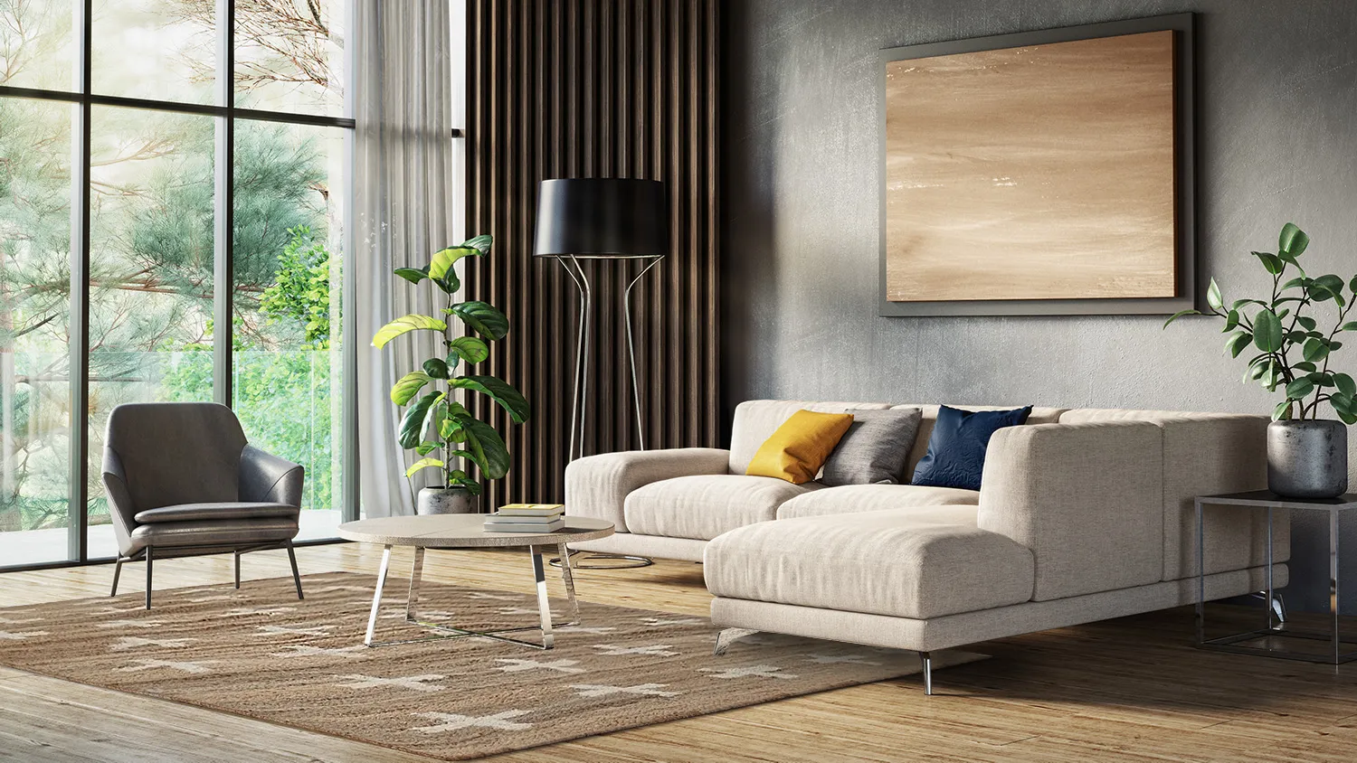 Ullteppe - Palma (beige)