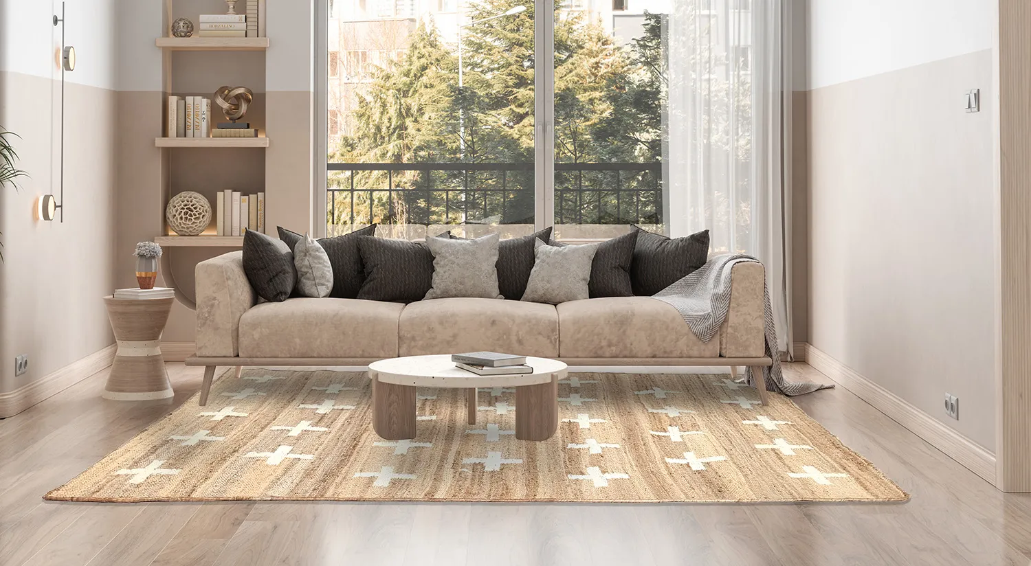Ullteppe - Palma (beige)