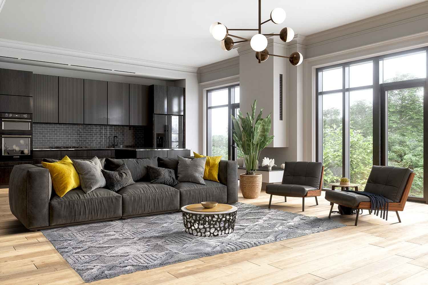 Ryetepper - Rostock (grå)