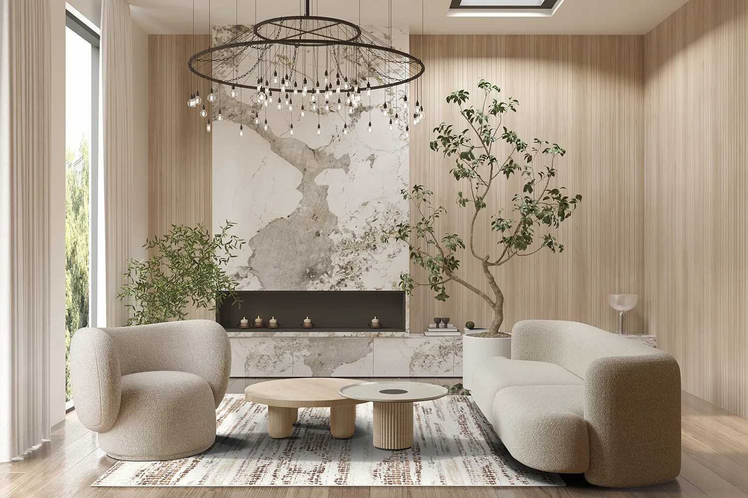 Wilton-teppe - Yafran (beige)