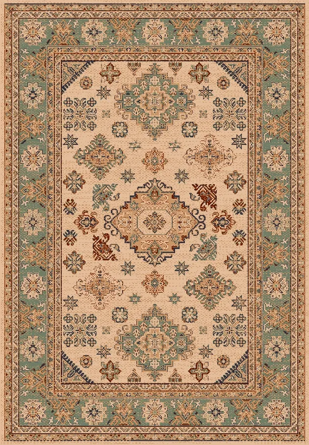 Wilton-teppe - Lamperti (beige)