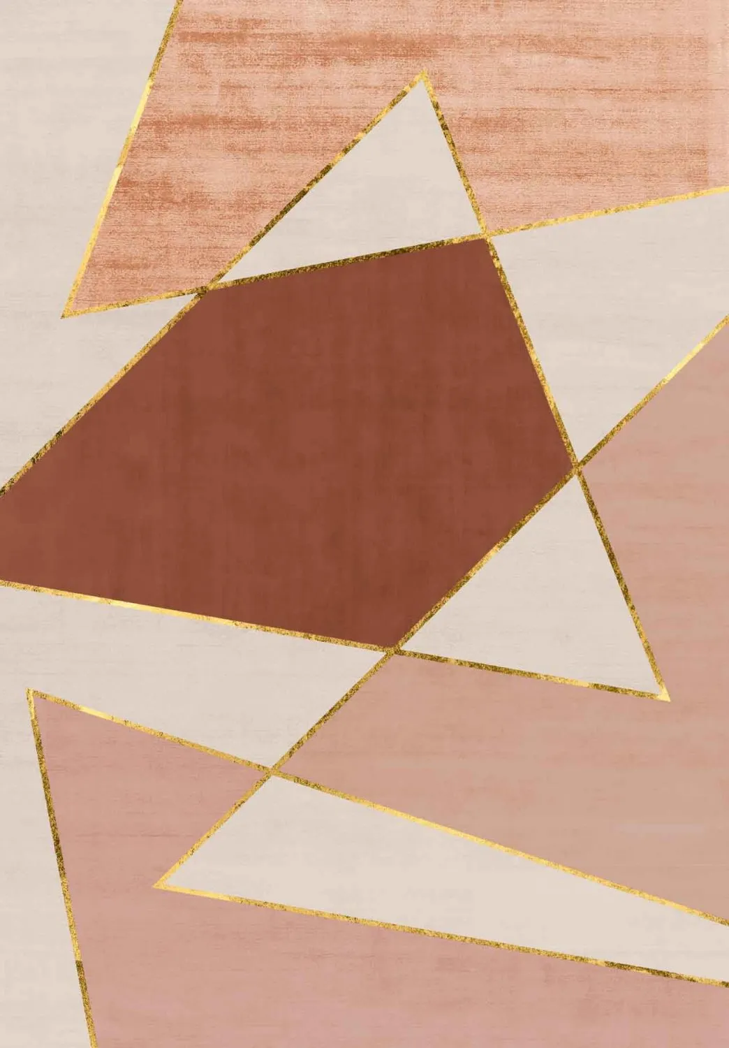 Wilton-teppe - Jade (beige/rosa)