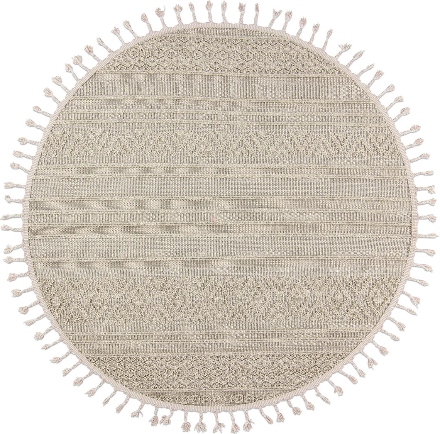 Runde tepper - Indoor/Outdoor Athena (beige)