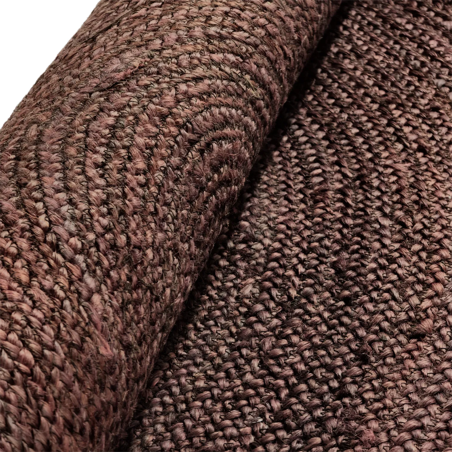 Rund jutematte - Amasia (kaffe)