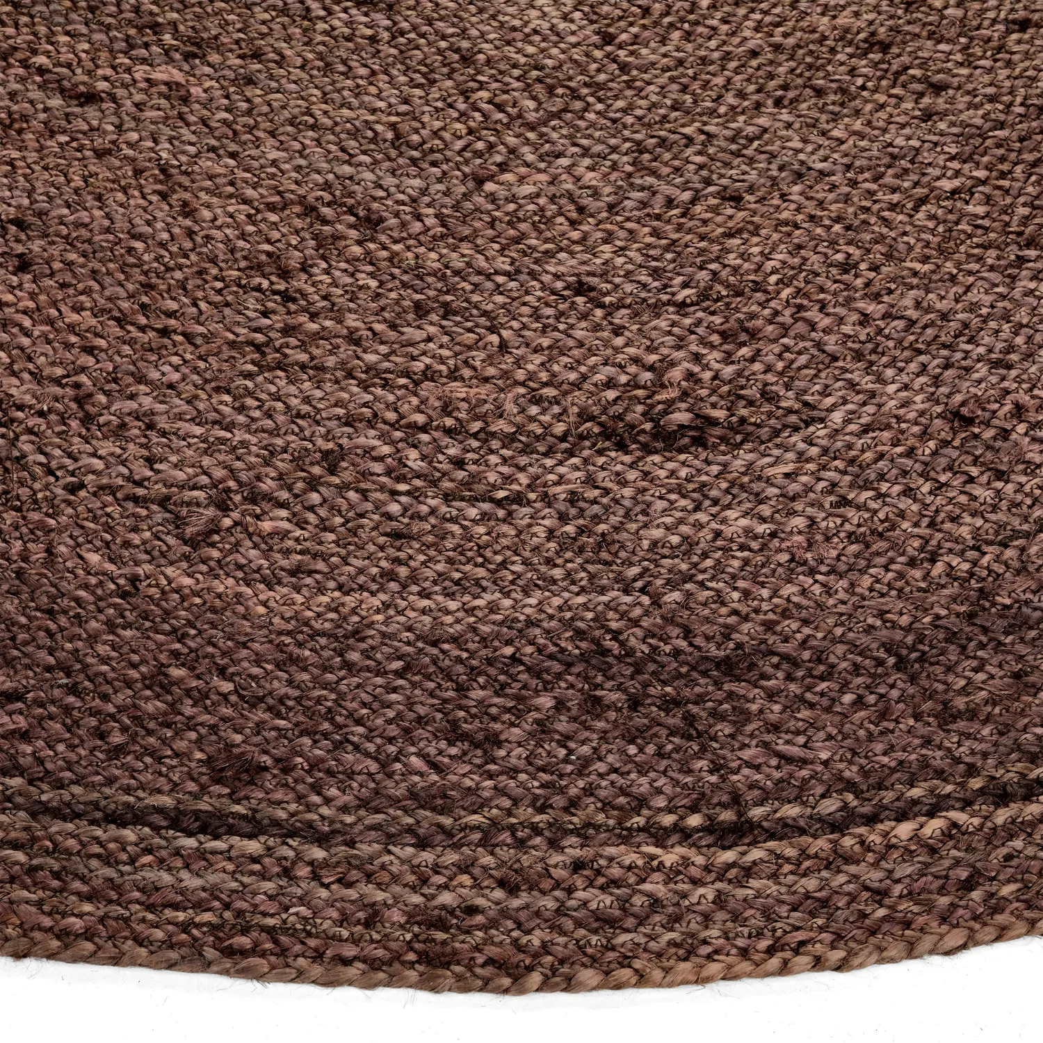 Rund jutematte - Amasia (kaffe)