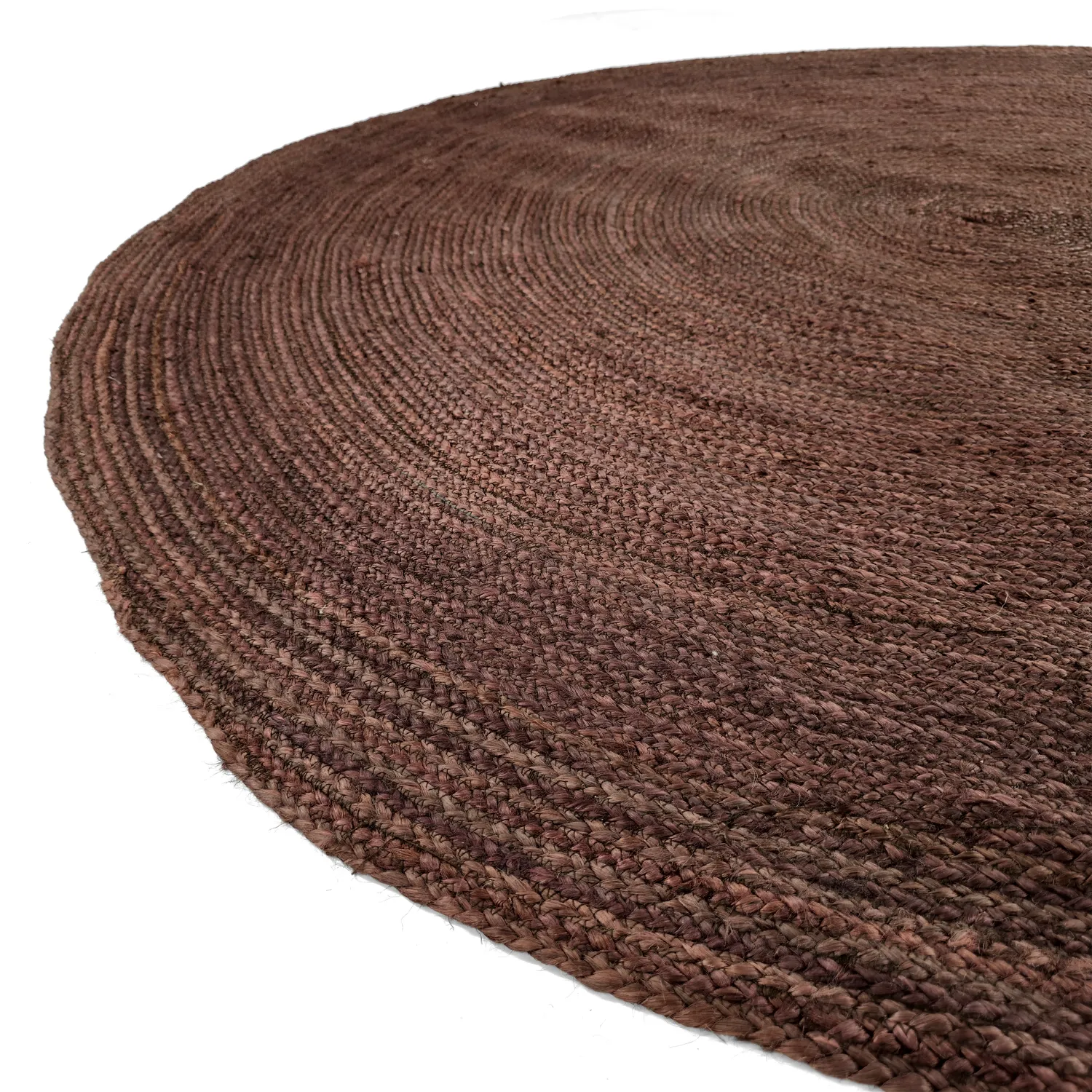 Rund jutematte - Amasia (kaffe)