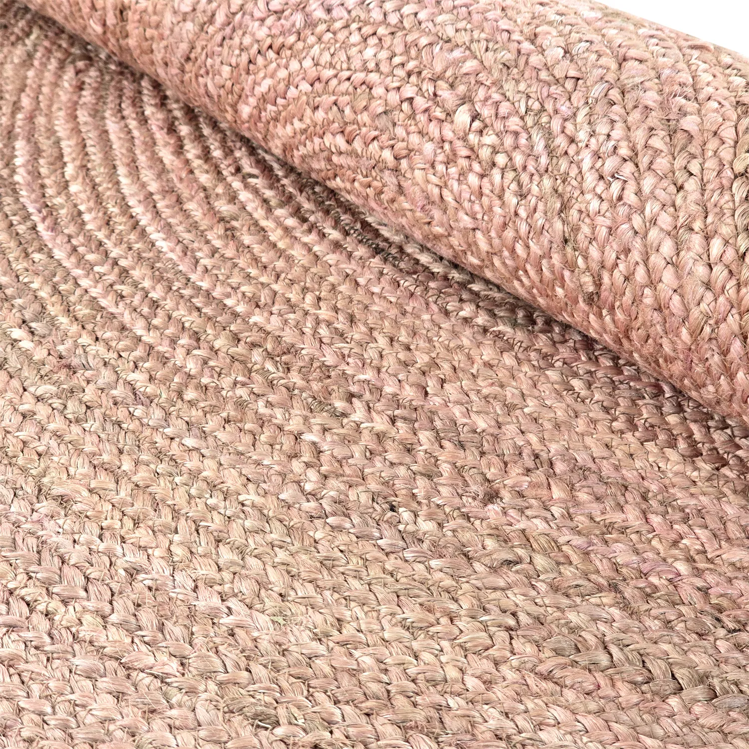 Rund jutematte - Amasia (tan)