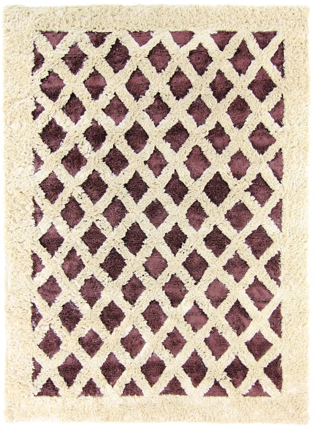 Ullteppe - Kara (brun/offwhite)