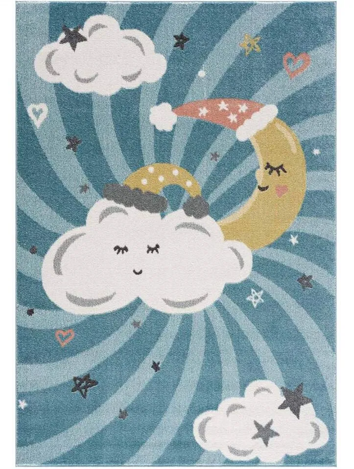 Barneteppe - Night Clouds (multi)