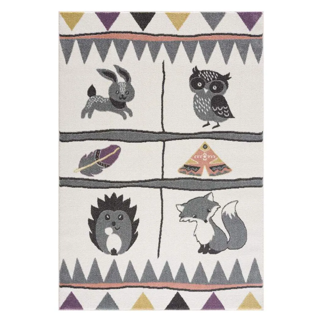 Barneteppe - Animals (multi)