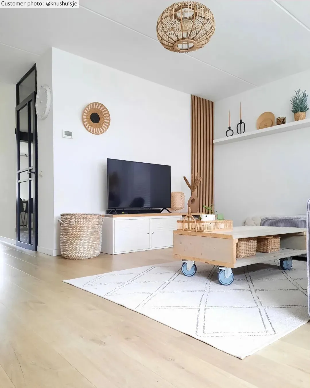 Innendørs/Utendørs tepper - Brussels Diamond (hvit)