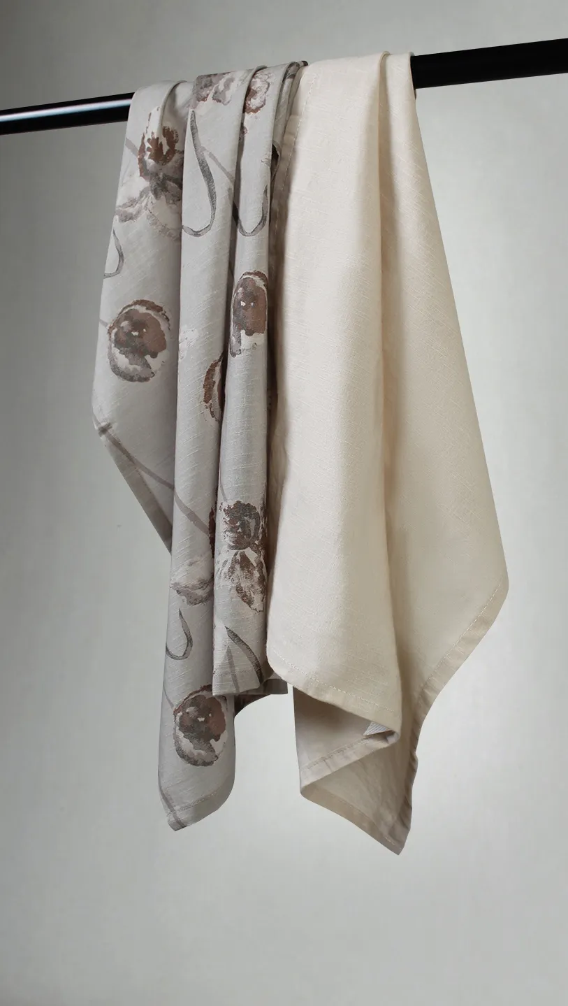 Kjøkkenhåndkle 2-pak - Alegria (beige)