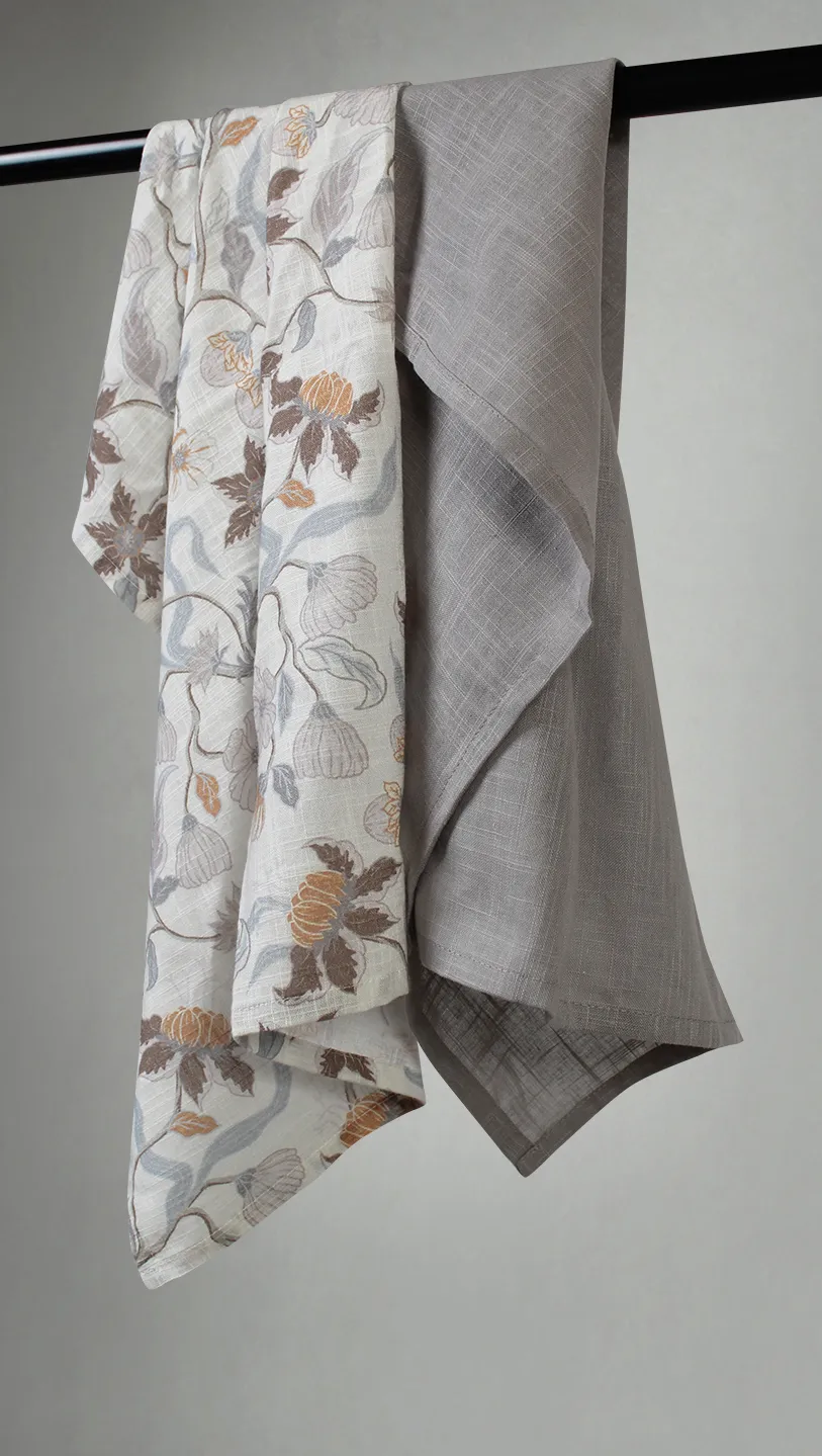 Kjøkkenhåndkle 2-pak - Sollan (beige)