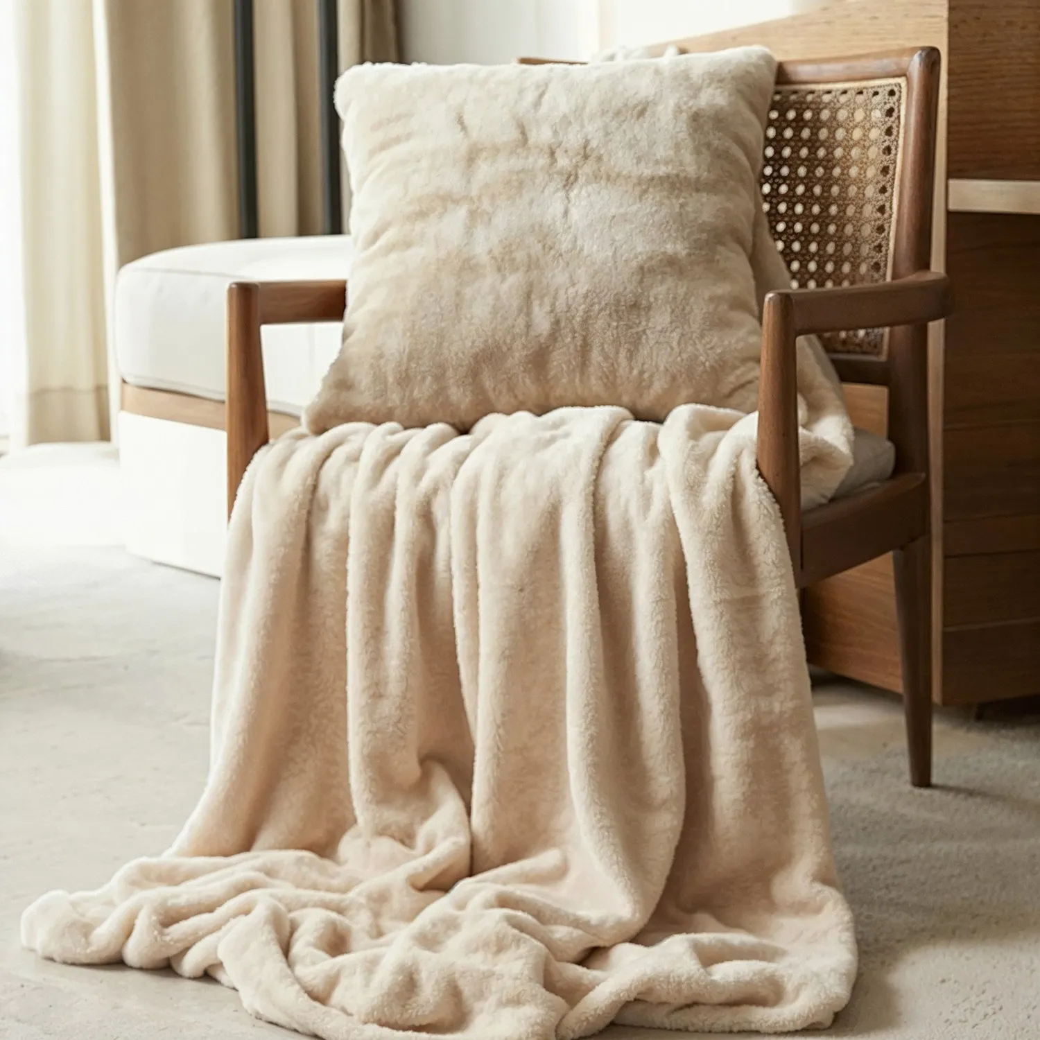 Putetrekk - Aranga Super Soft (beige)