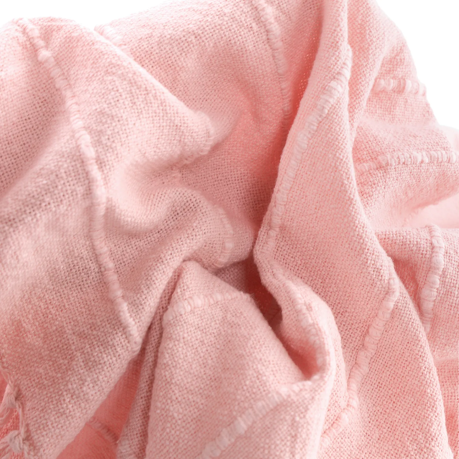 Pledd - Nalani cotton throw (rosa)