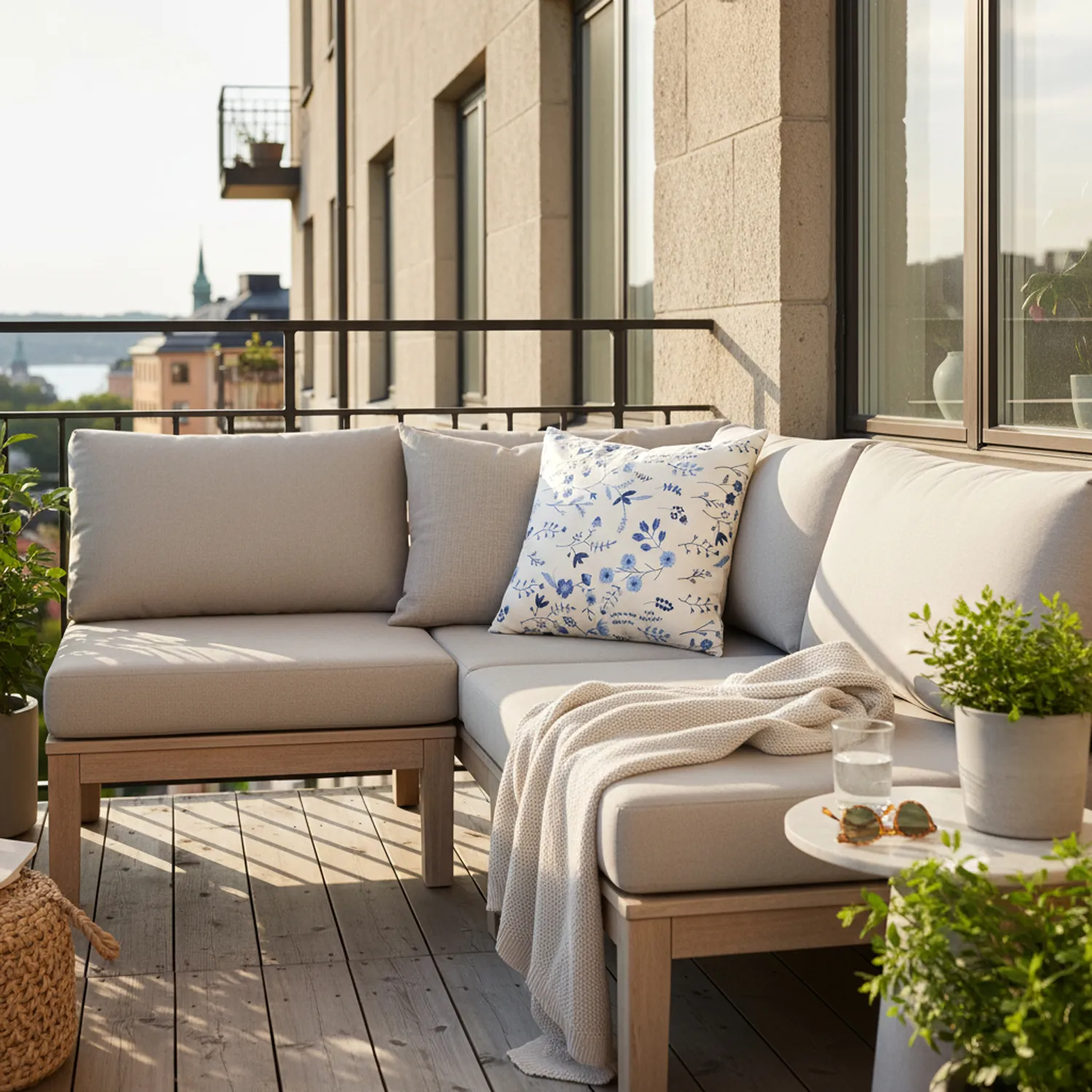 Putetrekk - Stavanger Embroidered Cushion Cover (multi)