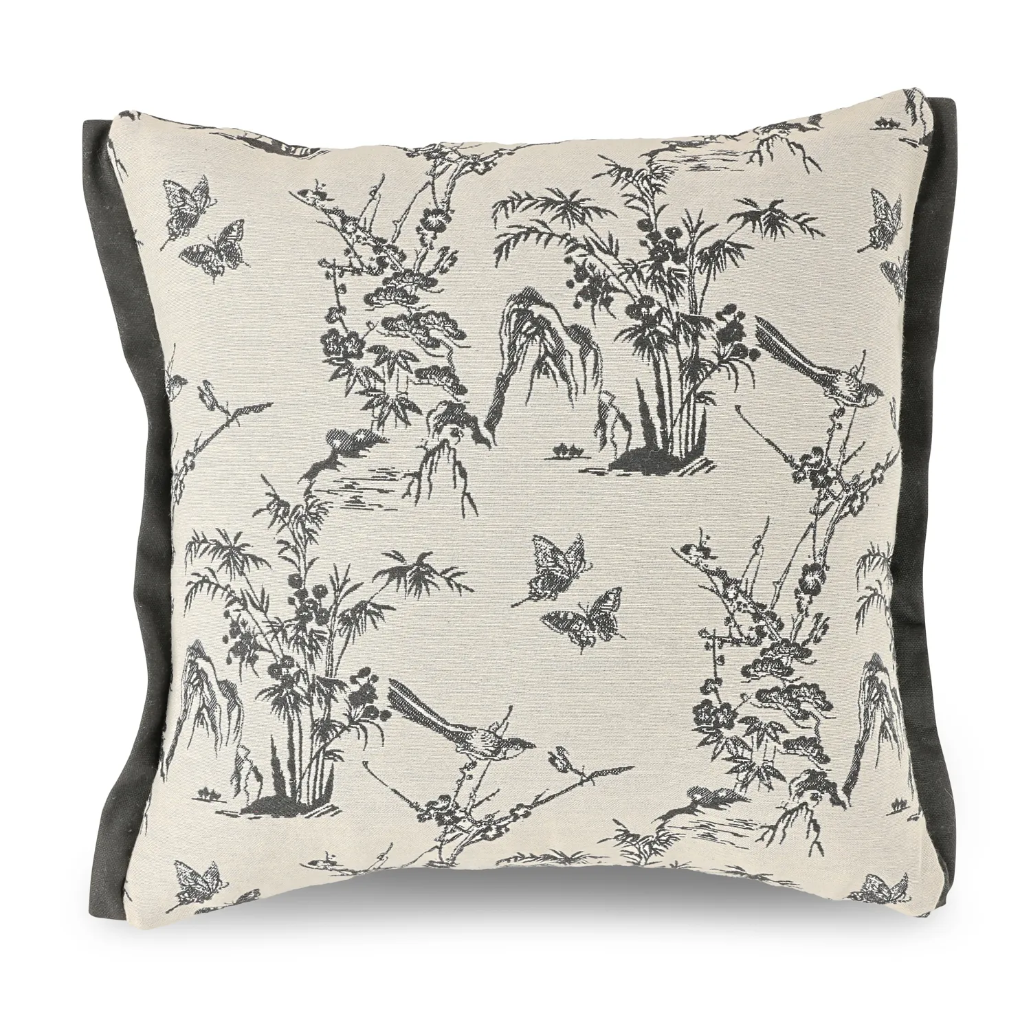 Putetrekk - Viborg Embroidered Cushion Cover (multi)