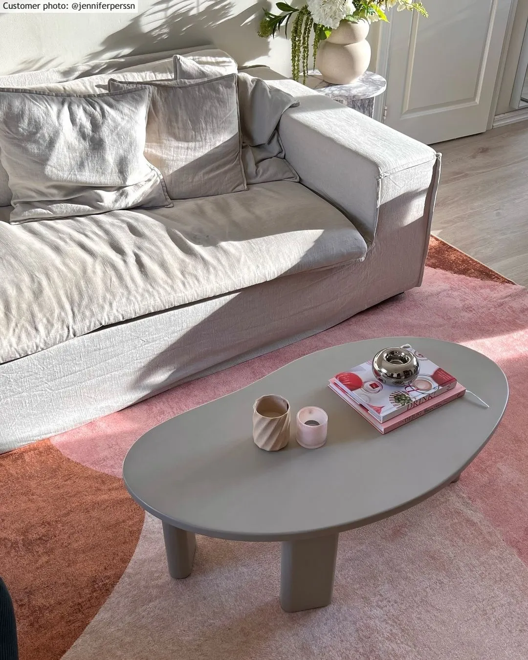 Wilton-teppe - Lazio (beige/rosa)