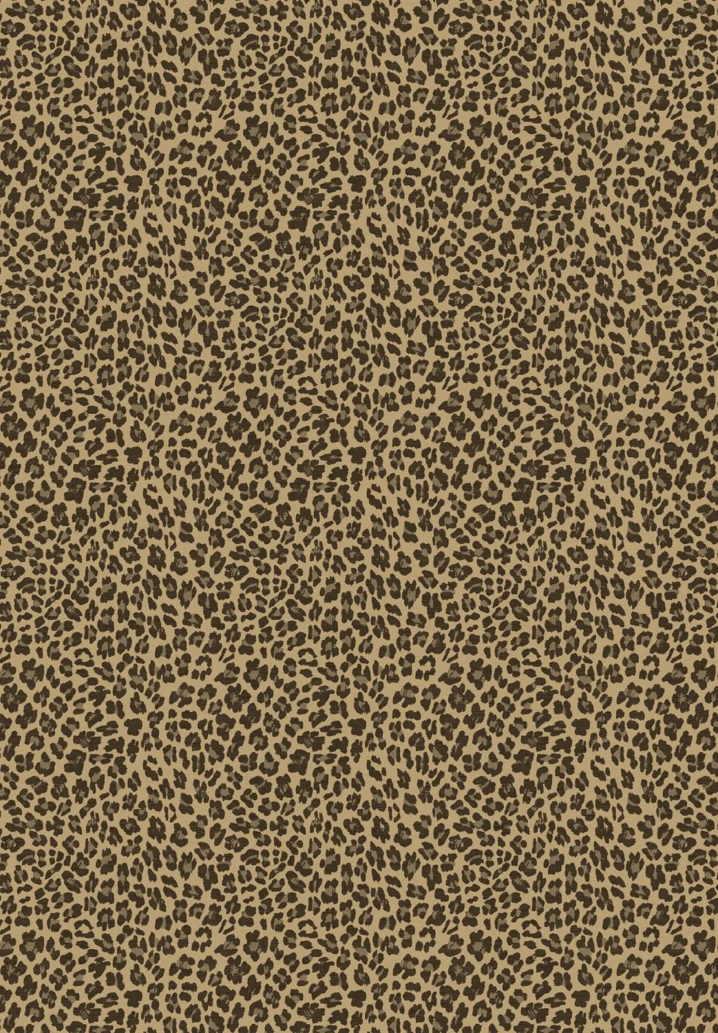 Wilton-teppe - Leopard (brun)