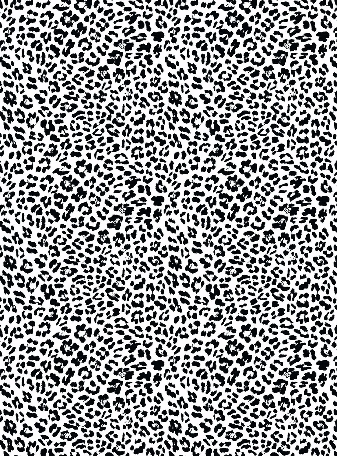 Wilton-teppe - Leopard (svart/hvit)