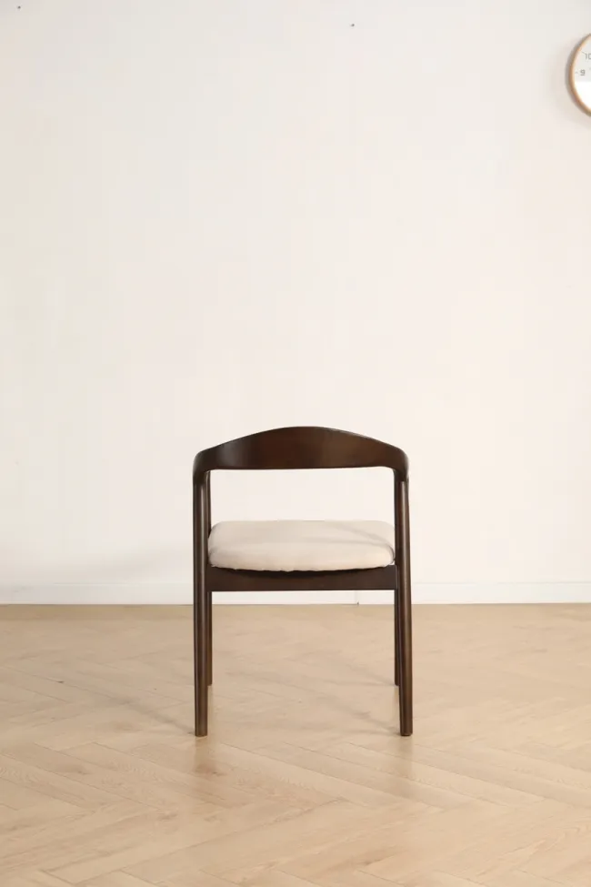 Armstol - Aspa (mørk brun/beige) - 2 stk