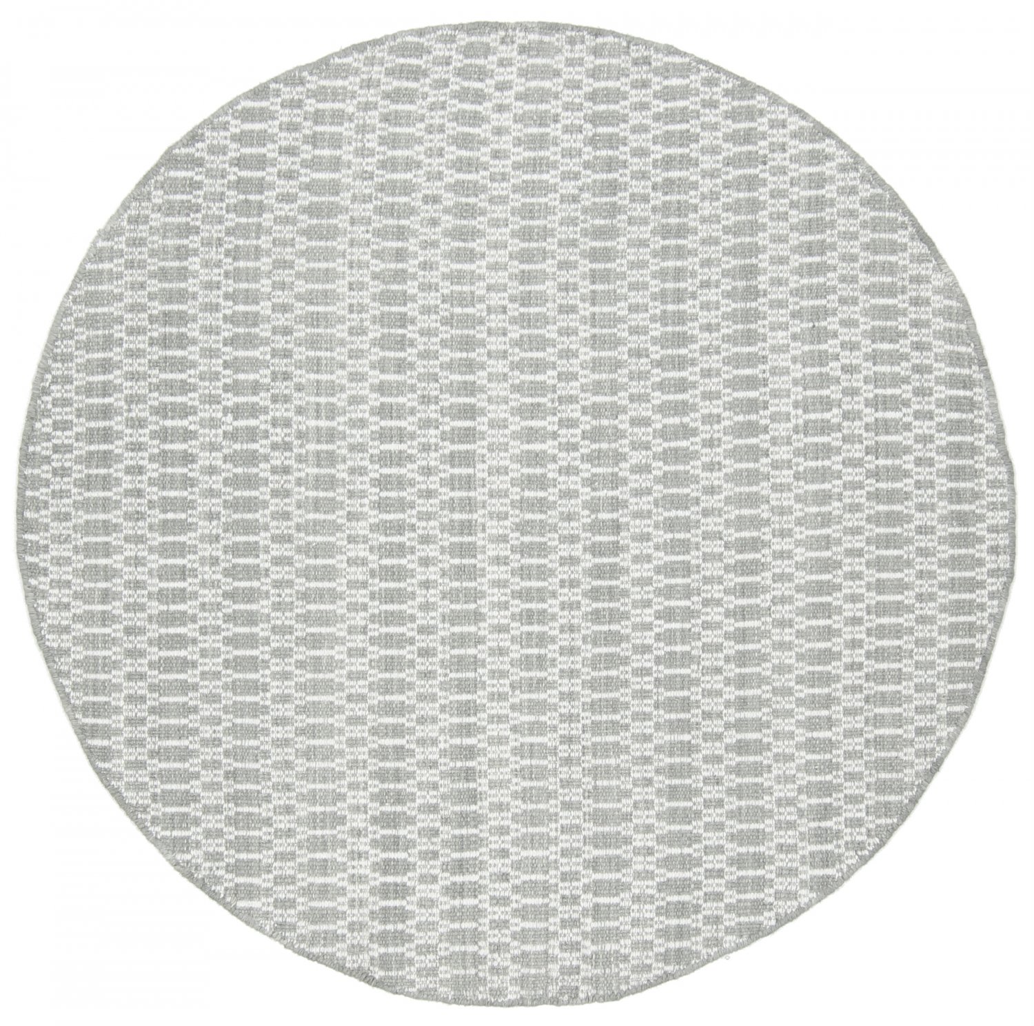 Runde tepper - Long Stitch (grå)