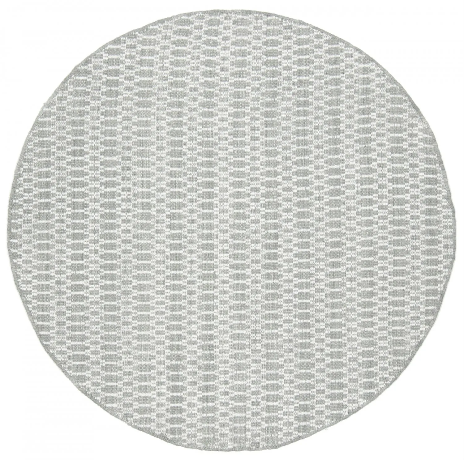 Runde tepper - Long Stitch (grå)