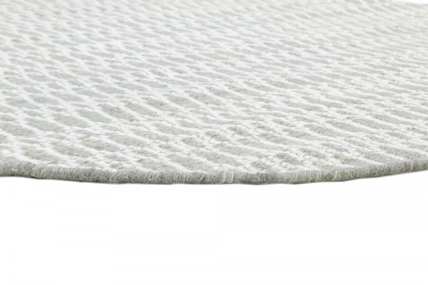 Runde tepper - Long Stitch (grå)