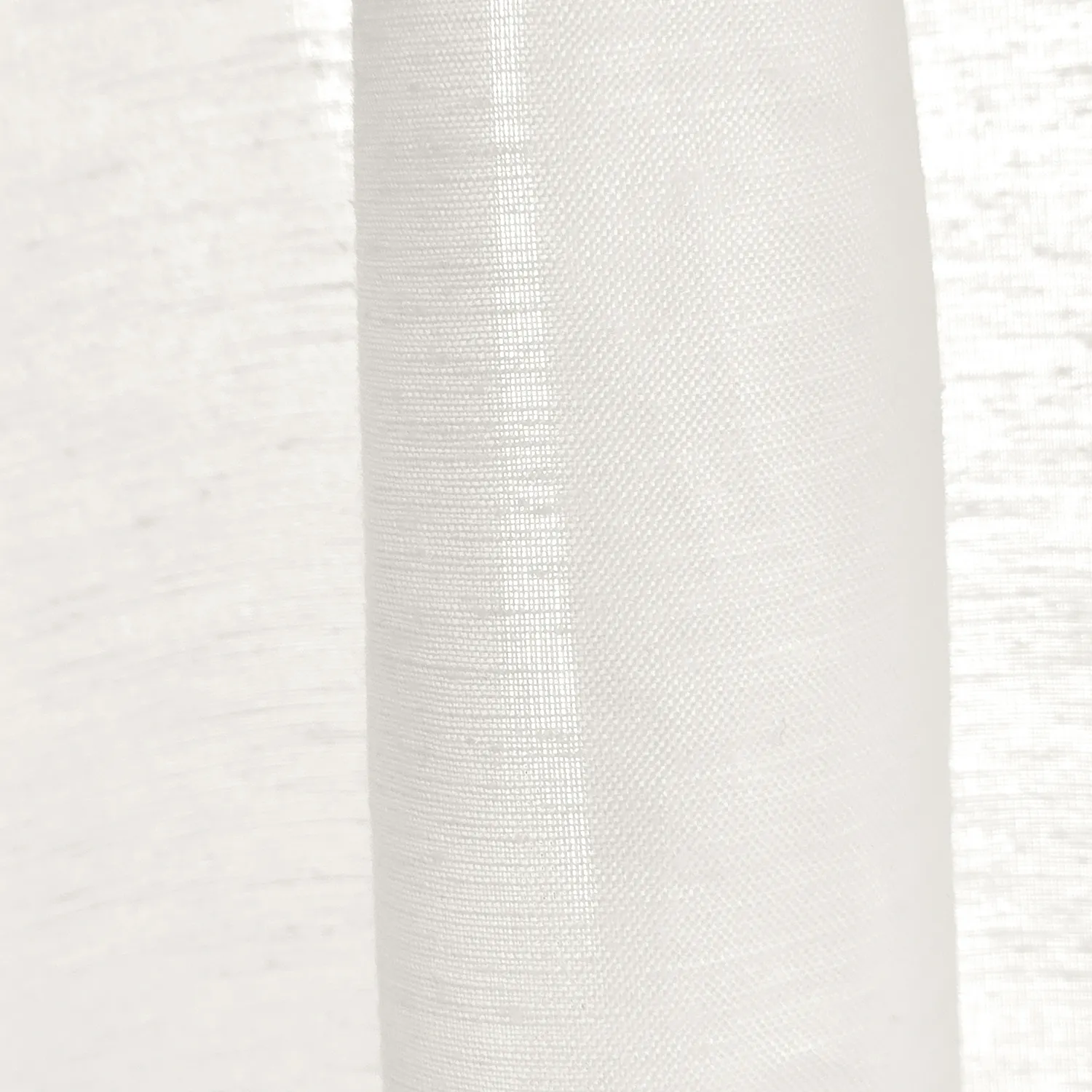 Gardiner 2-pk - Linmixgardin Lumira (hvit)