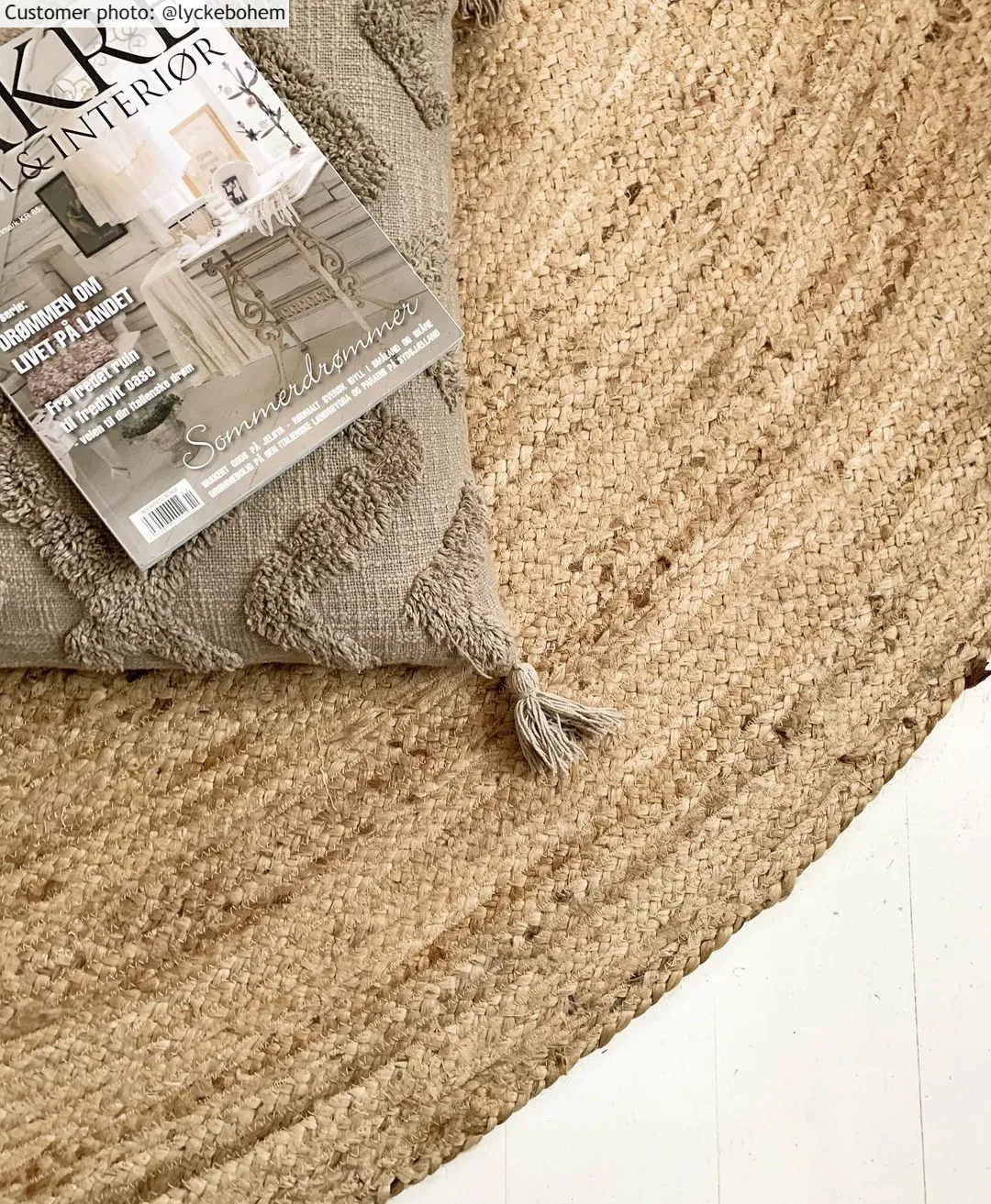 Runde tepper - San Francisco (jute)