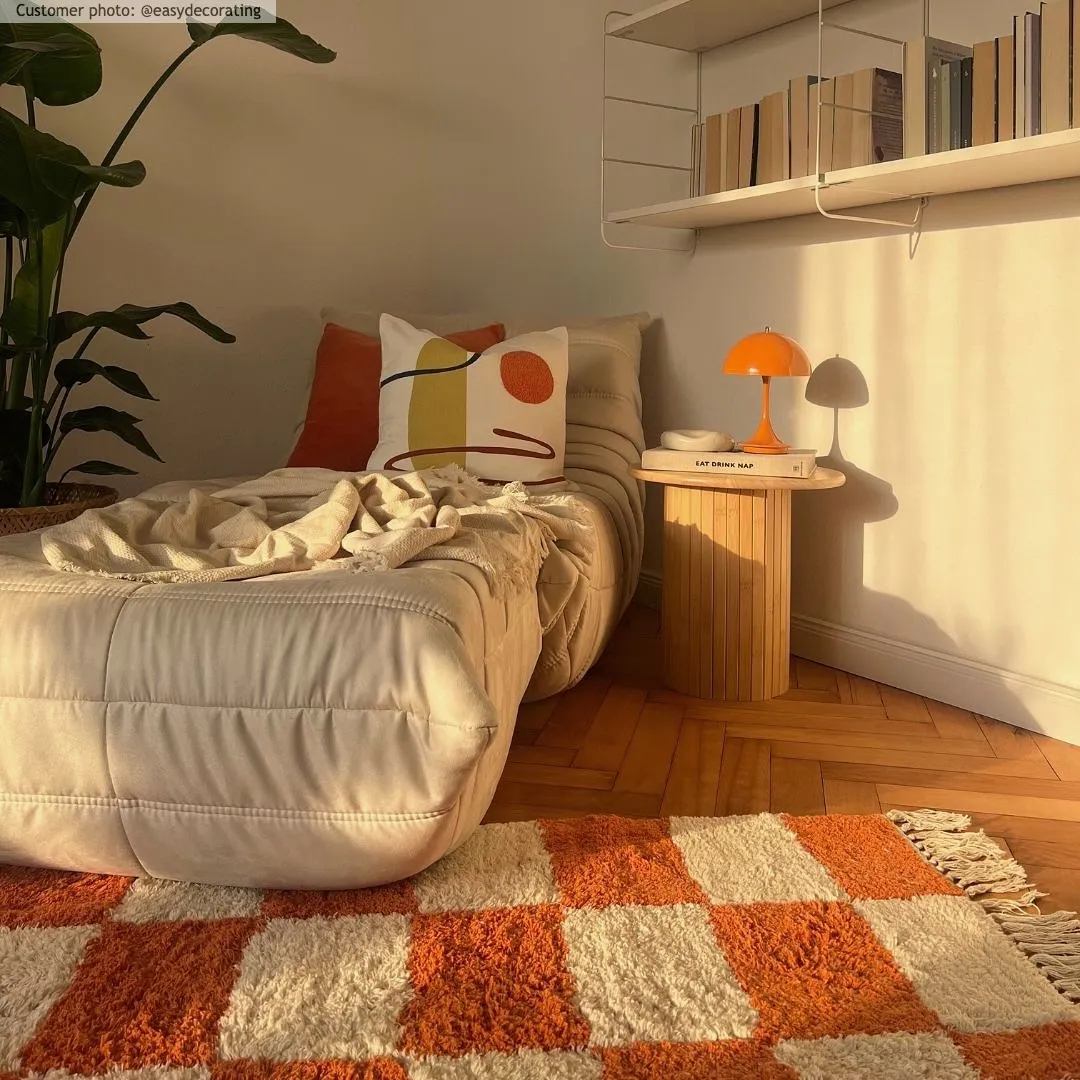 Ryetepper - Maranello Natural Cotton Shaggy (oransje)